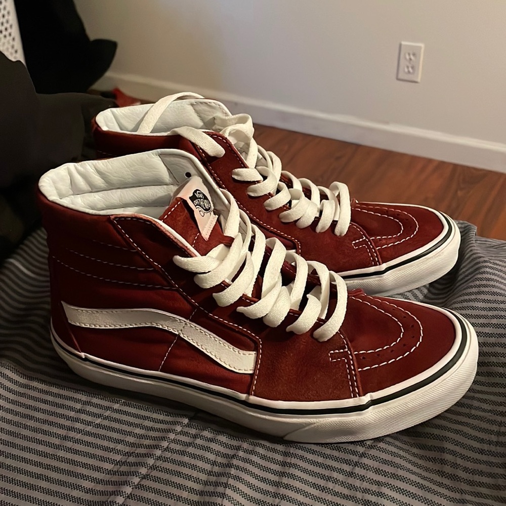 Madder brown vans